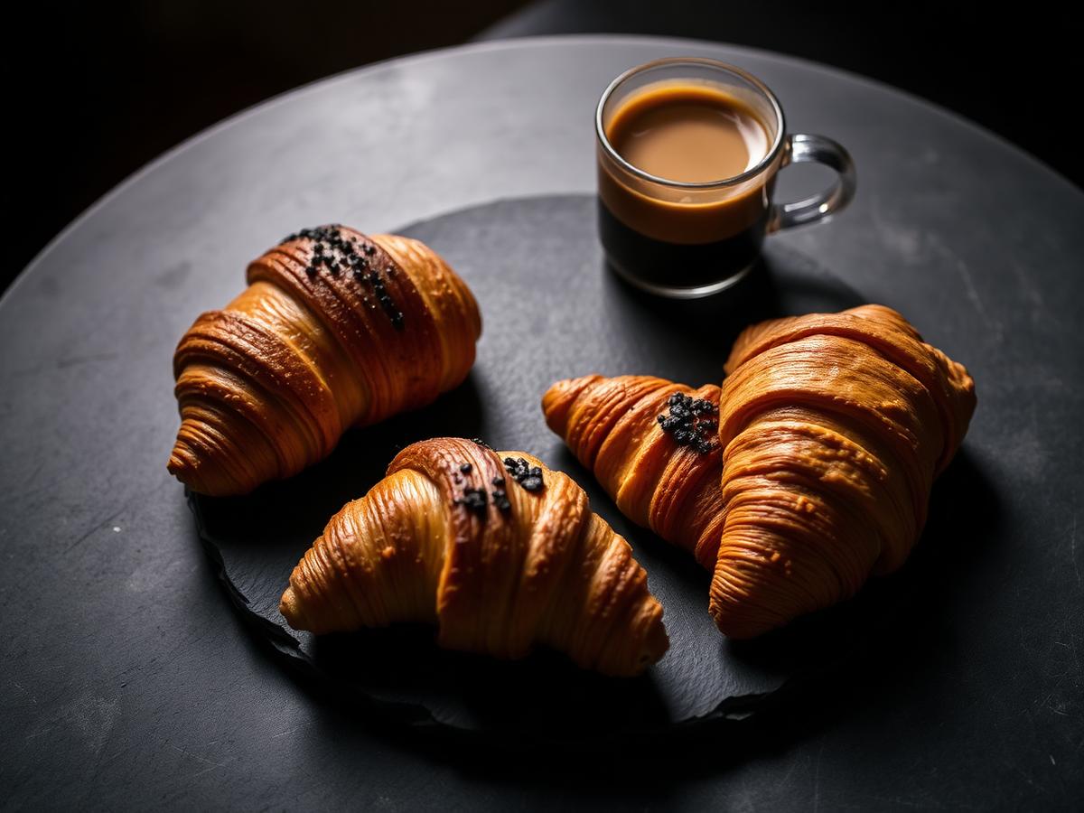 Pastries baked before sunrise.